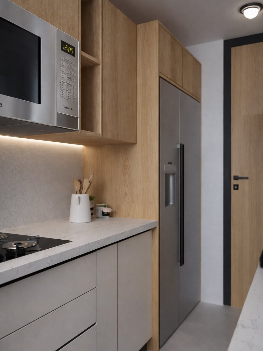 Cocina residencial, vista 3